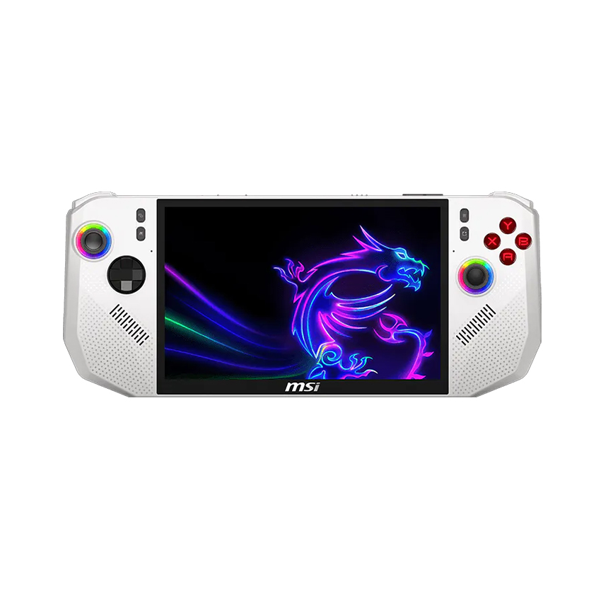Máy chơi game cầm tay MSI Claw A8 BZ2EM Ryzen Z2E/24G/1TBSSD/8.0T_FHD+@120Hz/FP/WL/BT/6C80Whr/W11H/2Y/TRẮNG – BZ2EM-008VN