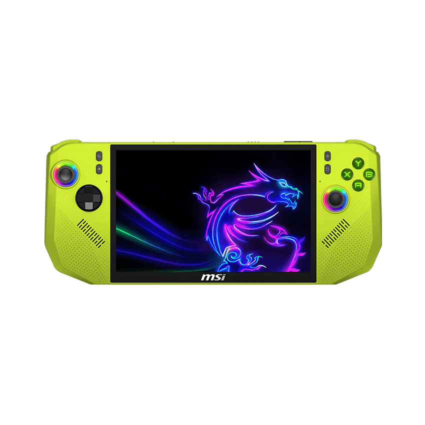 Máy chơi game cầm tay MSI Claw A8 BZ2EM Ryzen Z2E/24G/1TBSSD/8.0T_FHD+@120Hz/FP/WL/BT/6C80Whr/W11H/2Y/XANH – BZ2EM-009VN