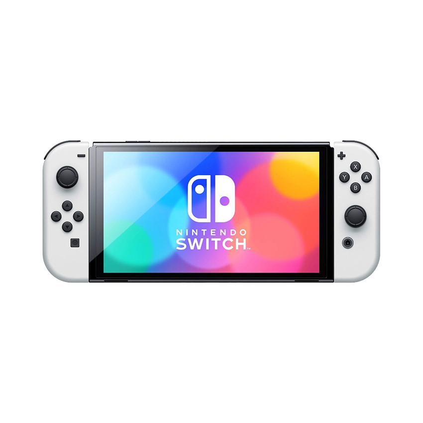 Máy chơi game Nintendo Switch Oled Model White Chính Hãng – Màn 7inch, 64GB, Dock LAN