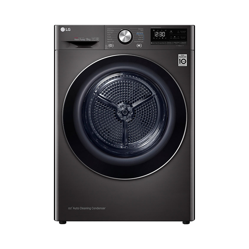 Máy sấy quần áo bơm nhiệt 9 kg LG DVHP09B