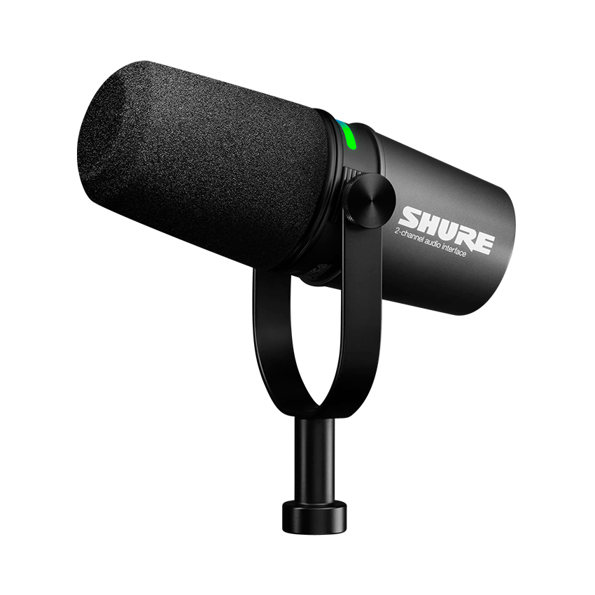 Micro thu âm Podcast tích hợp interface Shure MV7i (Màu đen)