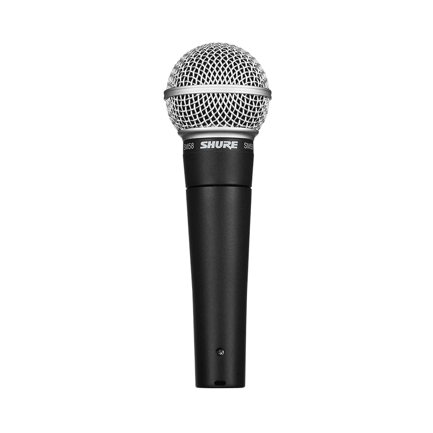 Micro thu âm Shure SM58 (Màu xám đen)