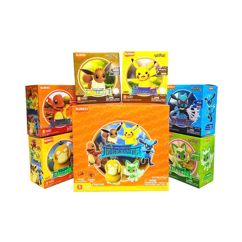 Mô hình Blokees Pokémon 74013- Pokémon Classic Edition CV-S -PDQ (810181530957)