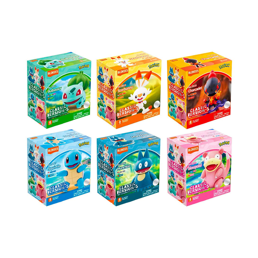 Mô hình Blokees Pokémon 74014- Pokémon Classic Version-S02 New Encounters of Exploration (810181530957)