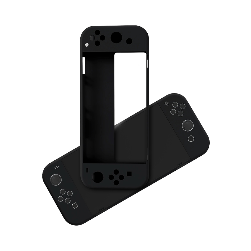 Ốp lưng silicone case bảo vệ cho Nintendo Switch OLED màu đen JYS-NS223
