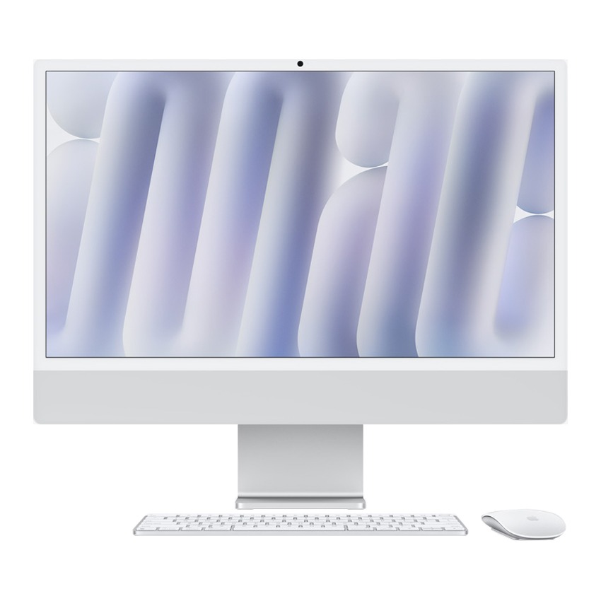 PC Apple iMac M4 (10 core CPU/10 core GPU/24GB RAM/1TB SSD/24 inch 4.5K/Silver) (Z1K1001N5)
