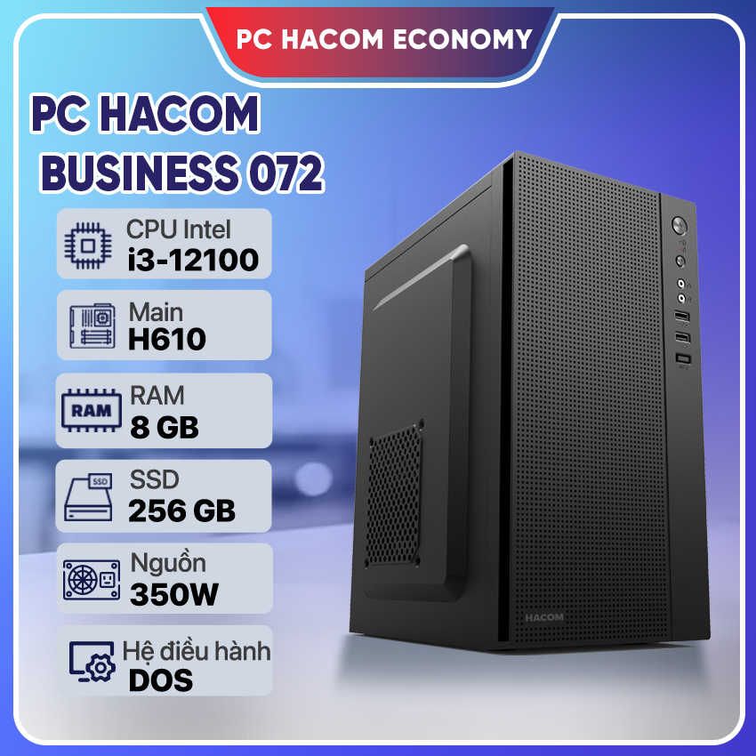 PC Vi tính A – Z BUSINESS 072 ( Ịntel i3 12100/ 8GB RAM / 512GB SSD )
