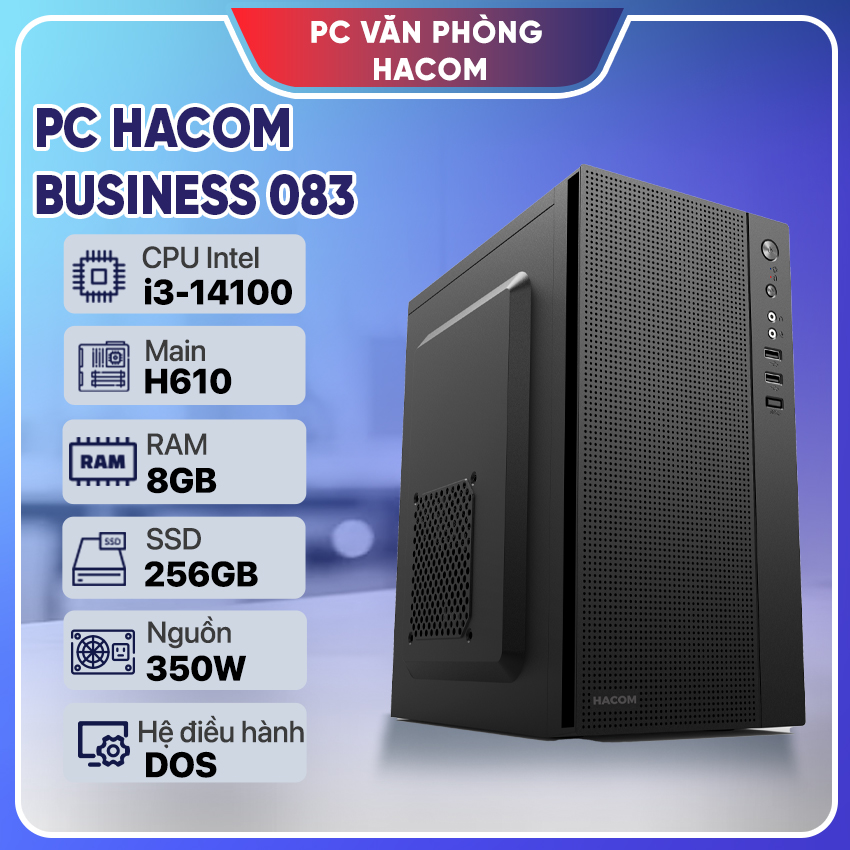 PC Vi tính A – Z BUSINESS 083 ( Intel i3 14100/ 8GB RAM / 256GB SSD)