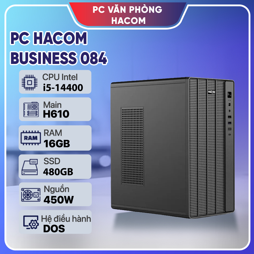 PC Vi tính A – Z BUSINESS 084 ( Intel i5 14400/ 16GB RAM / 480GB SSD)