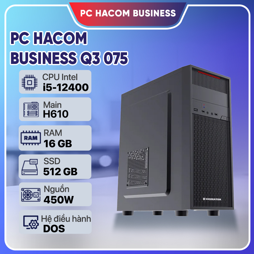 PC Vi tính A – Z BUSINESS Q3 075 ( Intel i5 12400/ 16GB RAM/512 GB SSD )