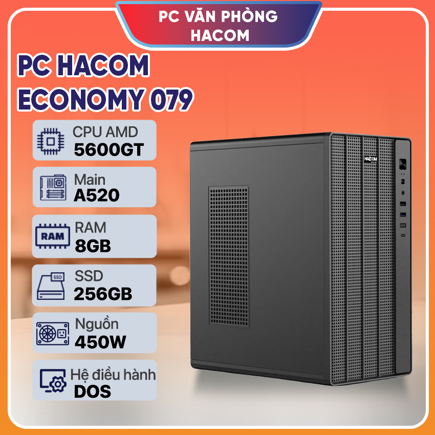 PC Vi tính A – Z ECONOMY 079 ( Ryzen 5 5600GT / 8GB RAM / 256GB SSD)