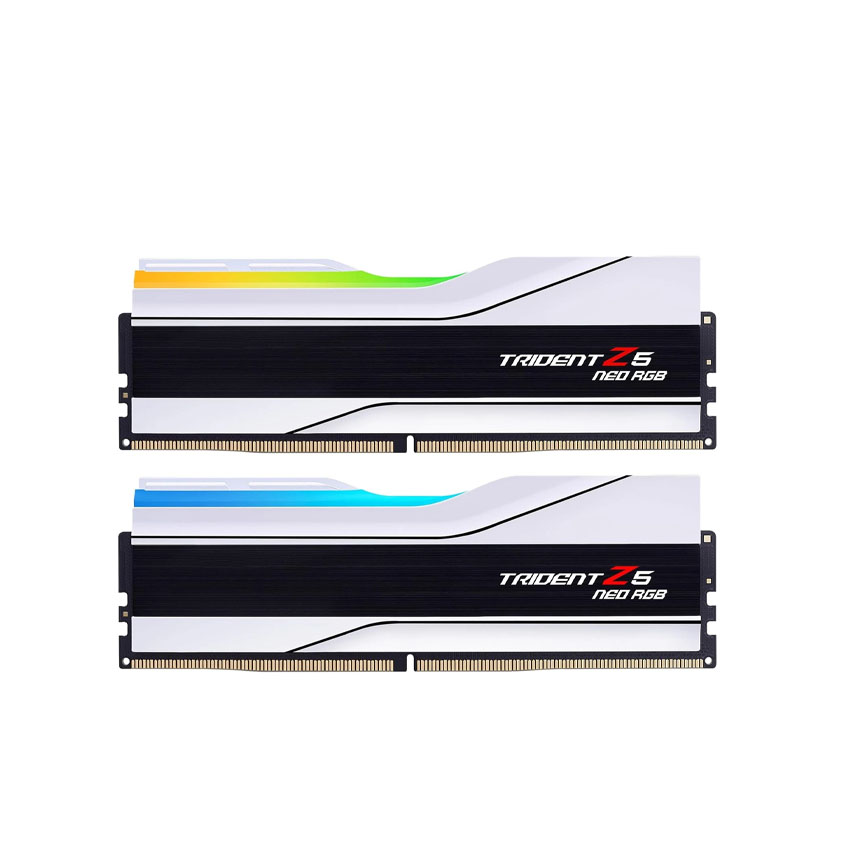 Ram Desktop Gskill Trident Z5 Neo RGB (F5-6000J3636F32GX2-TZ5NRW) 64GB (2x32GB) DDR5 6000MHz (Intel XMP / AMD EXPO)