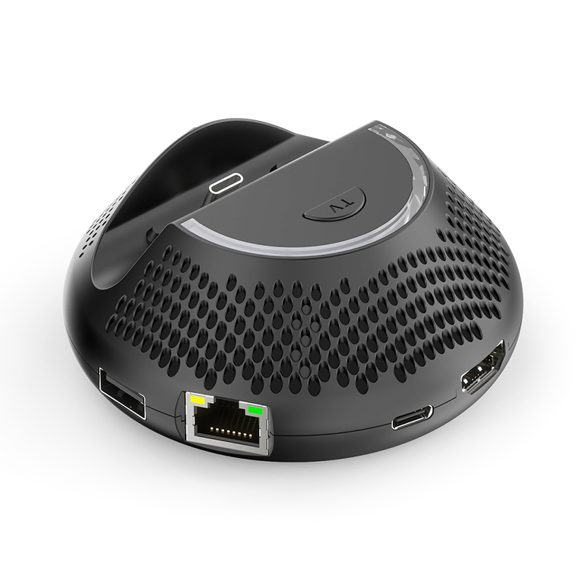 Sạc mini kiêm dock chuyển TV 5 in 1 cho Nintendo Switch 2 màu đen JYS-NS2289
