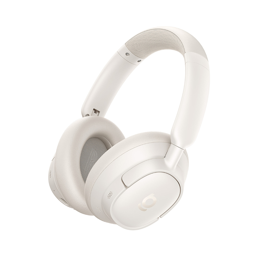 Tai nghe chụp tai Baseus Bass BH1 NC - Màu trắng be