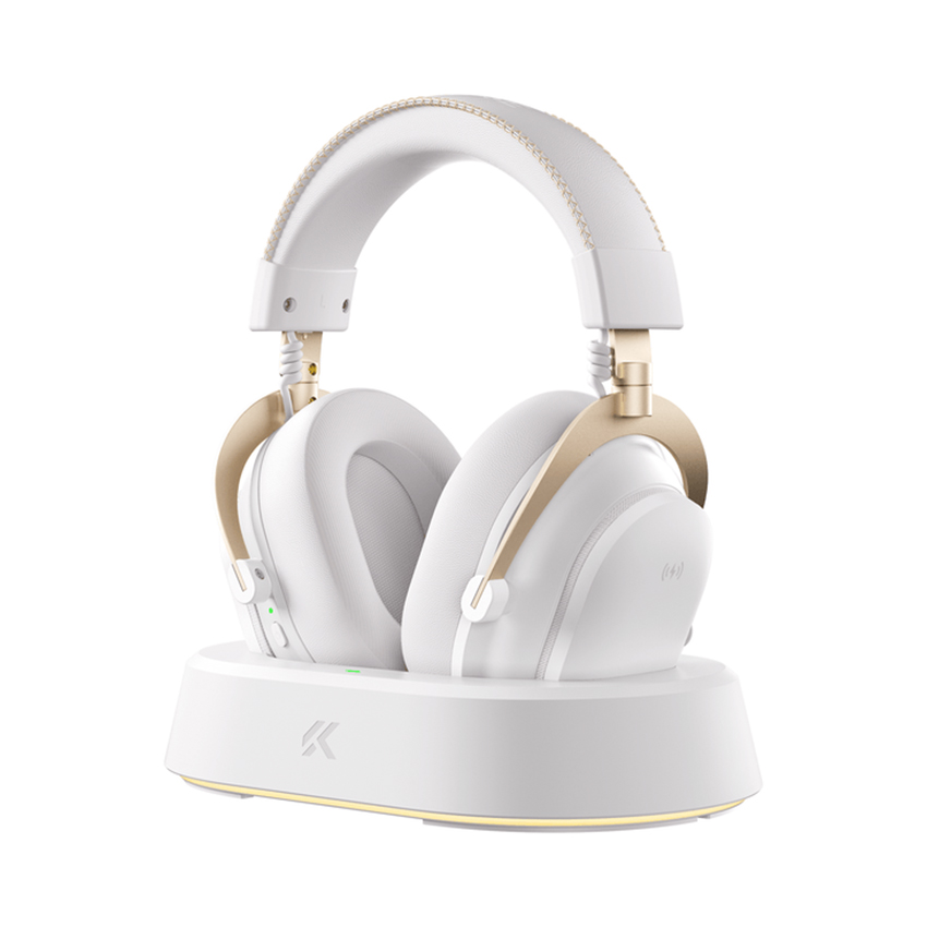 Tai nghe Gaming MCHOSE V9 Turbo Wireless - White Gold