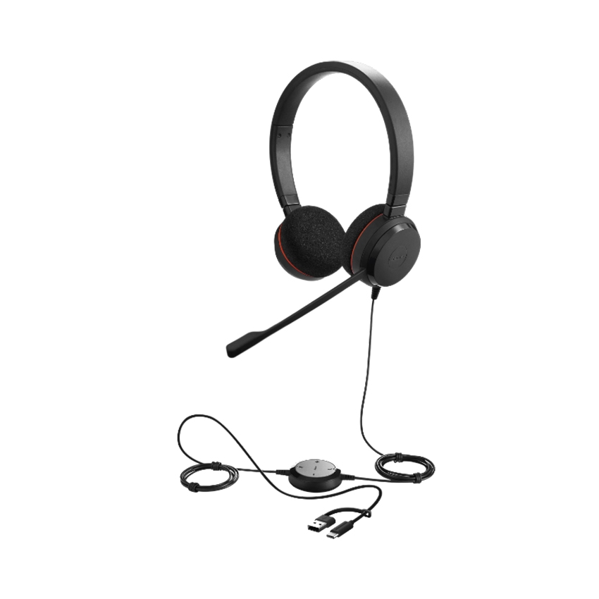 Tai nghe Jabra Evolve 20 C/A MS Stereo (Không Box)