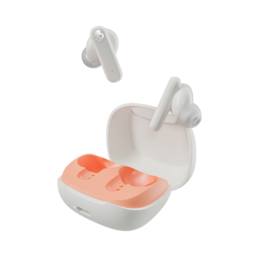 Tai nghe Skullcandy Smokin Buds – Trắng cam (SK-S2TAW-S951)