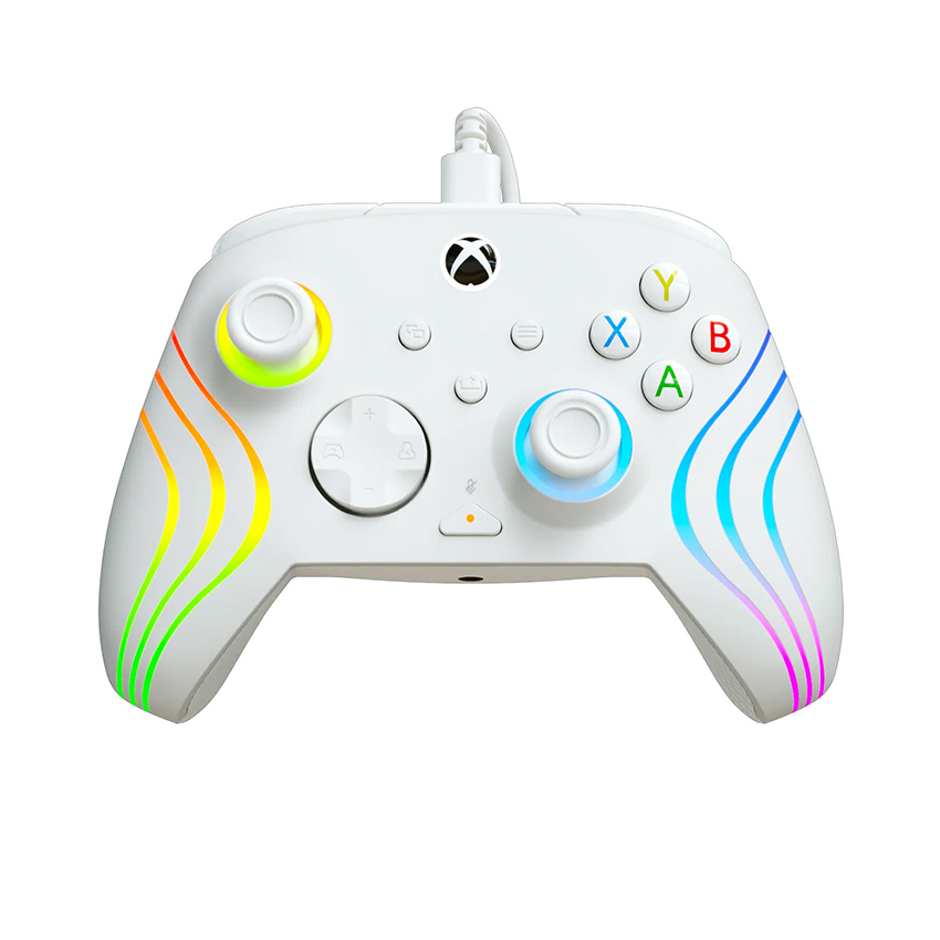 Tay cầm có dây Turtle Beach Afterglow Wave trắng for Xbox/Windows 10,11