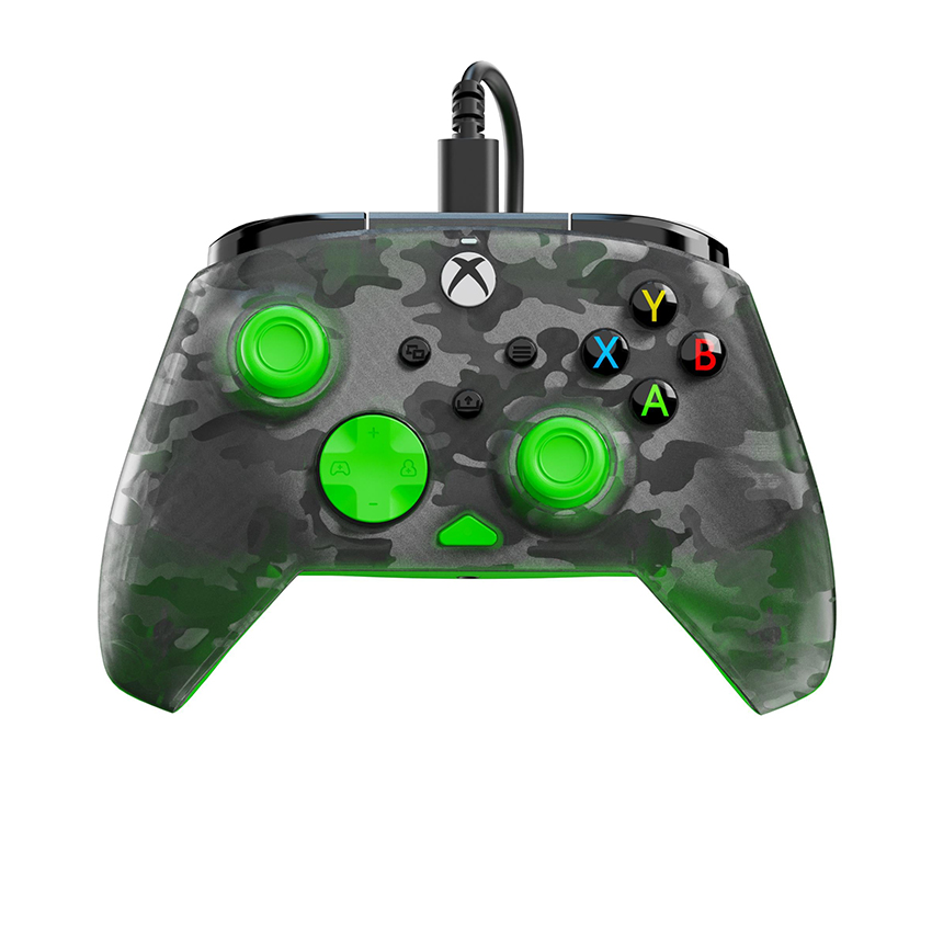 Tay cầm có dây Turtle Beach Rematch Core Camo Xanh for Xbox/Windows 10,11