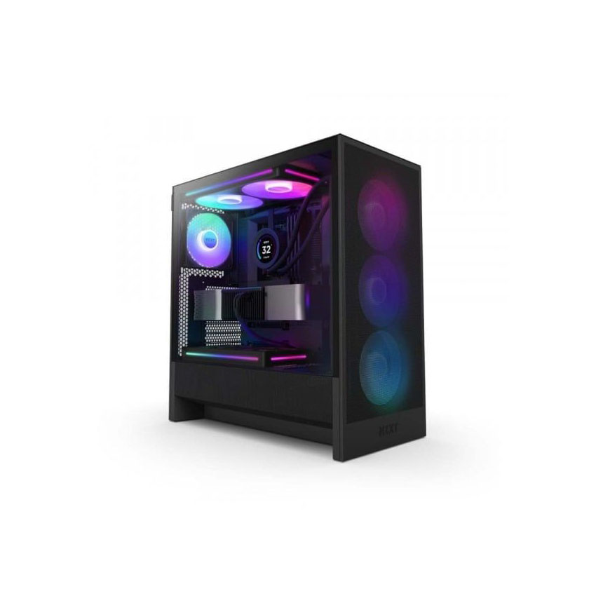 Vỏ Case NZXT H5 FLOW RGB (V2) ALL BLACK (ATX/4 fan)