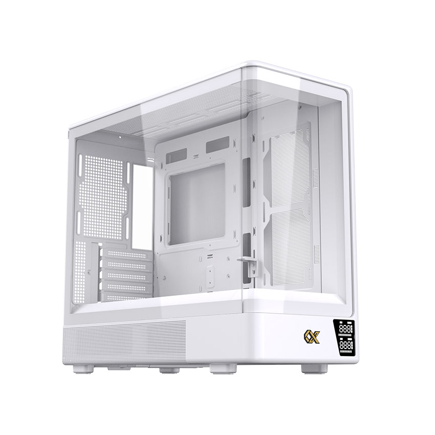 Vỏ case XIGMATEK Moon ML DGT Arctic (mATX/0 Fan/màn hình Digital)