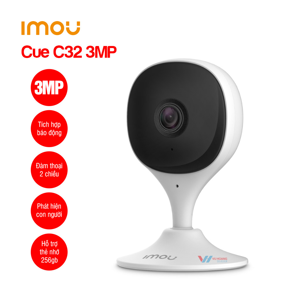 Camera IMOU (2K) 3MP – Tầm nhìn ban đêm 10m, hỗ trợ AI thông minh