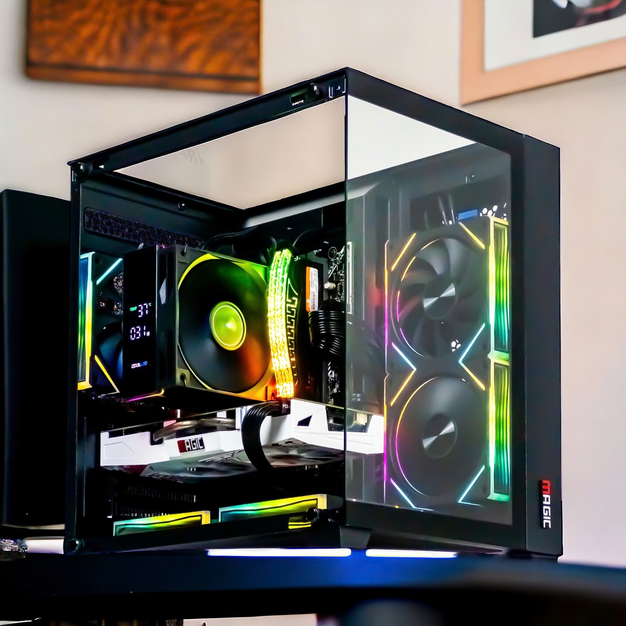 CASE gaming MAGIC O11 ULTRA – Tối ưu không gian cho build M-ATX/ITX
