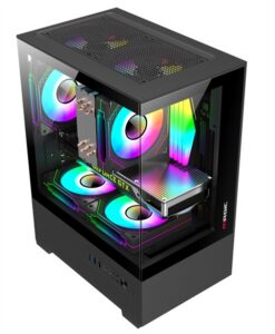 Case Magic MIX BLACK (M-ATX) - Thiết kế tối giản, bền bỉ cho PC văn phòng và gaming
