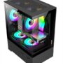 Case Magic MIX BLACK (M-ATX) - Thiết kế tối giản, bền bỉ cho PC văn phòng và gaming
