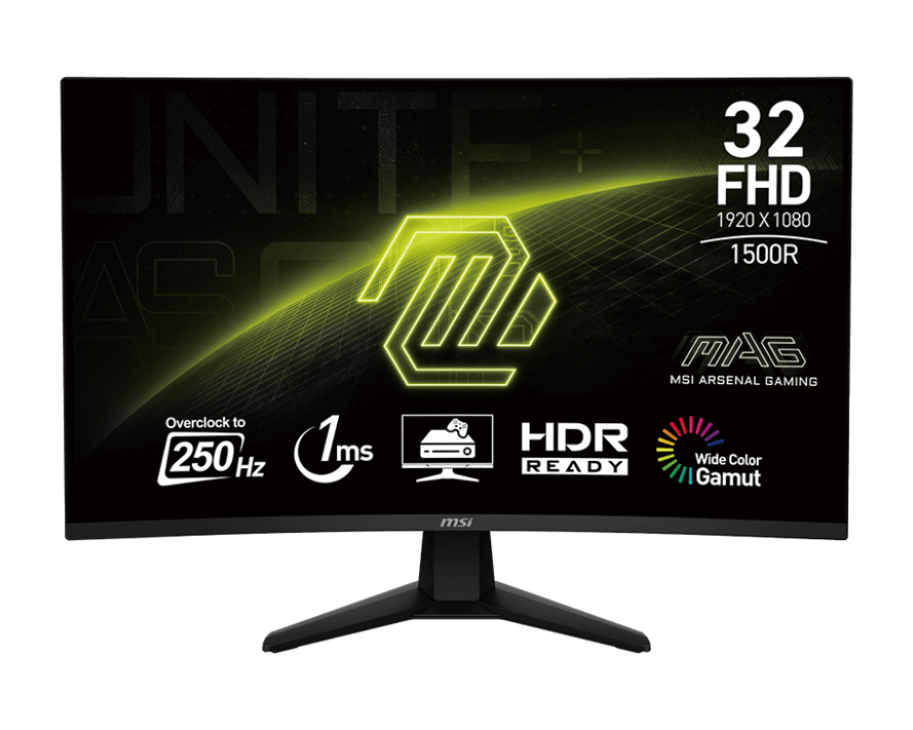 MSI MAG32C6X – màn hình VA 250Hz, Adaptive-Sync, giảm ánh sáng xanh