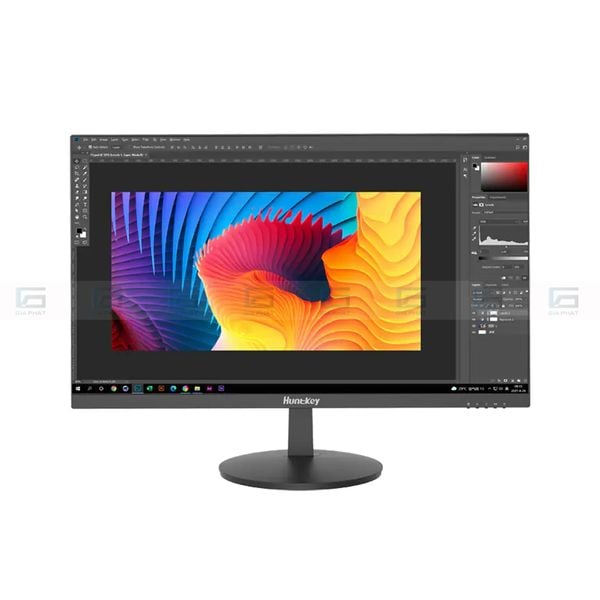 màn hình huntkey 23.8 M2433F (IPS, 100Hz, VGA+HDMI) – Tấm nền IPS sắc nét cho trải nghiệm gaming mượt mà